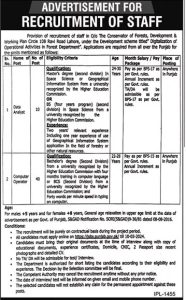 Jobs in Forest Department Punjab 2024 Apply Online