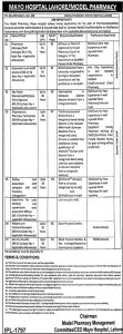 Jobs in Mayo Hospital Lahore March 2024