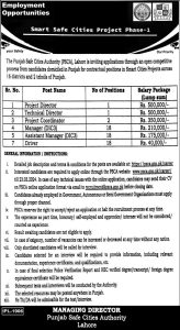 Punjab Safe Cities Authority Jobs March 2024