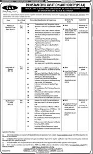 Jobs in Pakistan Civil Aviation Authority April 2024