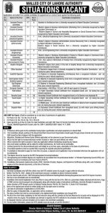 Walled City of Lahore Authority NTS Jobs 2024