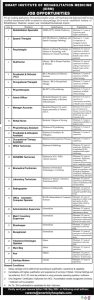 Career Opportunities in Smart Institute of Rehabilitation Medicine SIRM May 2024