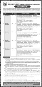 Ministry of Climate Change Jobs 2024 Apply Online Now