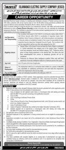Deputy Director Required at Islamabad Electric Supply Company IESCO 2024