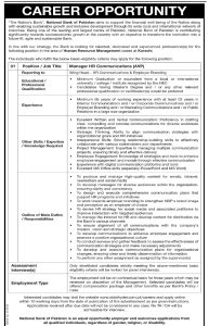 National Bank of Pakistan Jobs Opportunities 2024