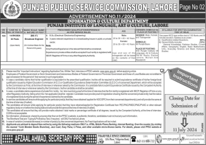 PPSC Jobs Advertisement 11 Apply Online 2024 Page 2