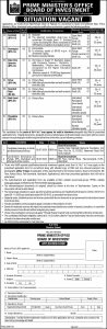 Jobs in Board of Investment Prime Minster Office 2024