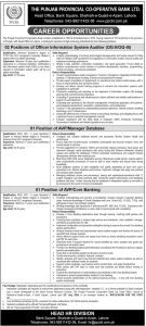 Jobs in The Punjab Provincial Cooperative Bank Limited July 2024