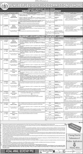 PPSC Jobs 2024 Advertisement 12 Apply Online