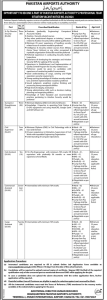 Career Opportunities in Pakistan Airports Authority 2024