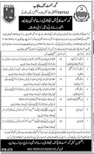 TEVTA Jobs in Govt College of Technology for Women Bahawalpur 2024