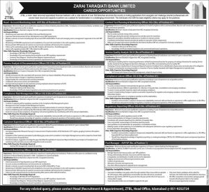 ZTBL Jobs 2024 Apply Online