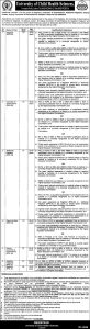 Career Opportunities in University of Child Health Sciences Lahore 2024