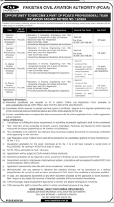 Jobs in Pakistan Civil Aviation Authority Sep 2024